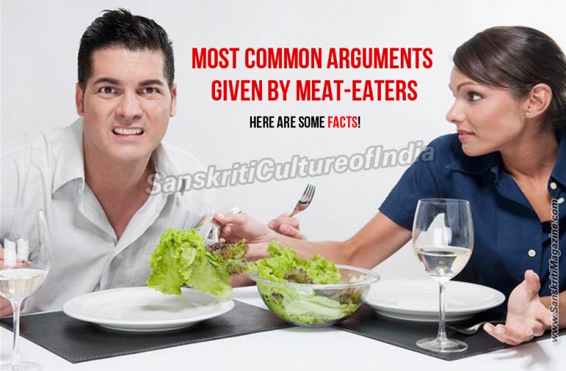 Some of the most common arguments given by meat-eaters