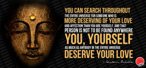 Buddha, love yourself