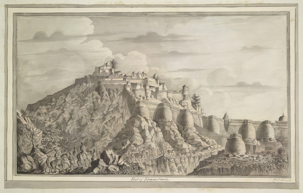 The-fortress-of-Kumbhalgarh-in-the-Aravalli-Hills-Mewar-