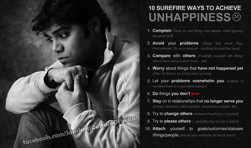 10 Simple rules to misery