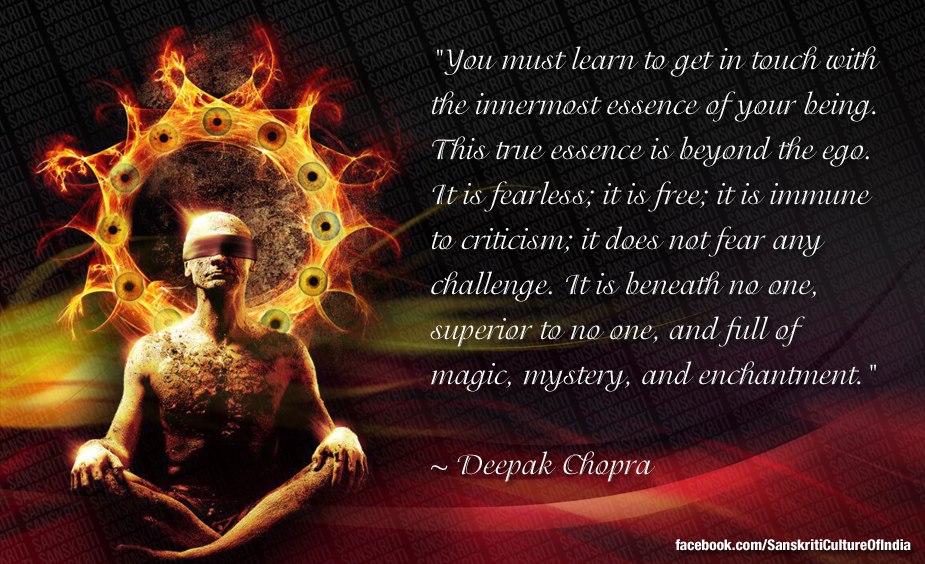 Learn to get in touch with the innermost essence