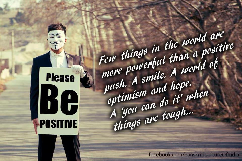 Please Be Positive