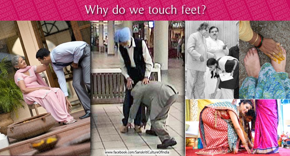 Why do we touch feet?