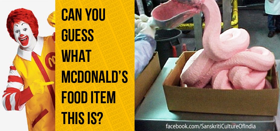 Can you guess what McDonald's Food item this is ?