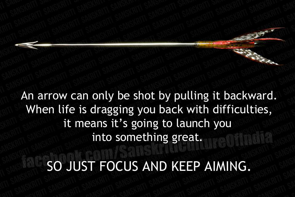 Just focus and keep aiming