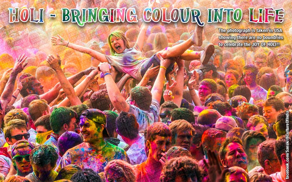 Holi: Bringing Colour into Life!!