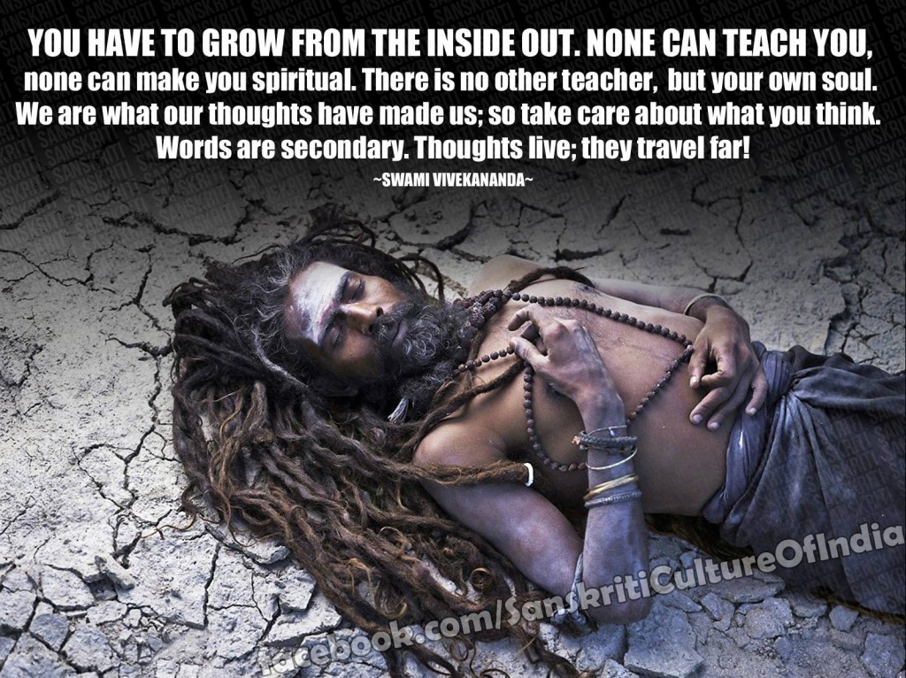 You have to grow from inside...