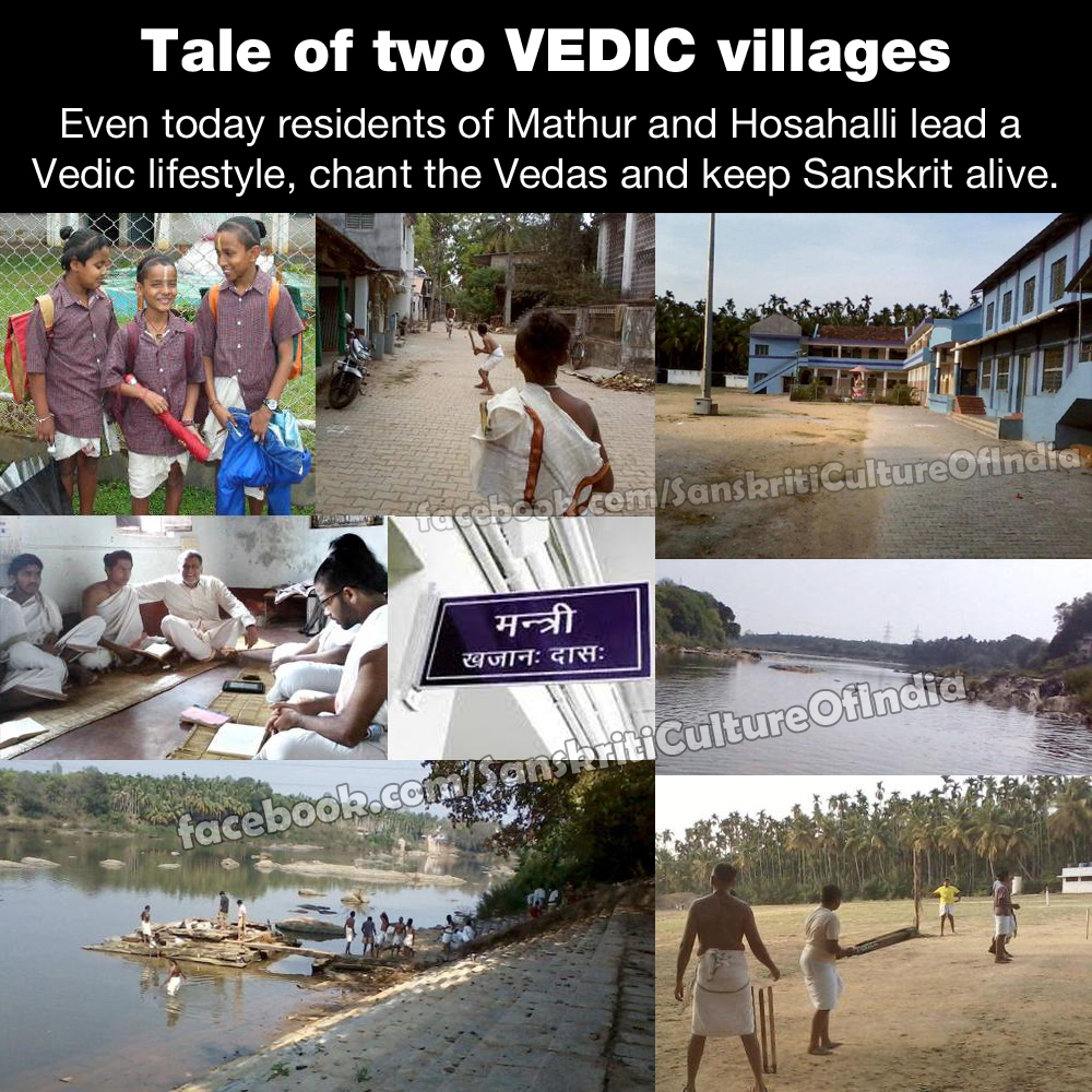 The two Sanskriti speaking VEDIC villages in "modern" India