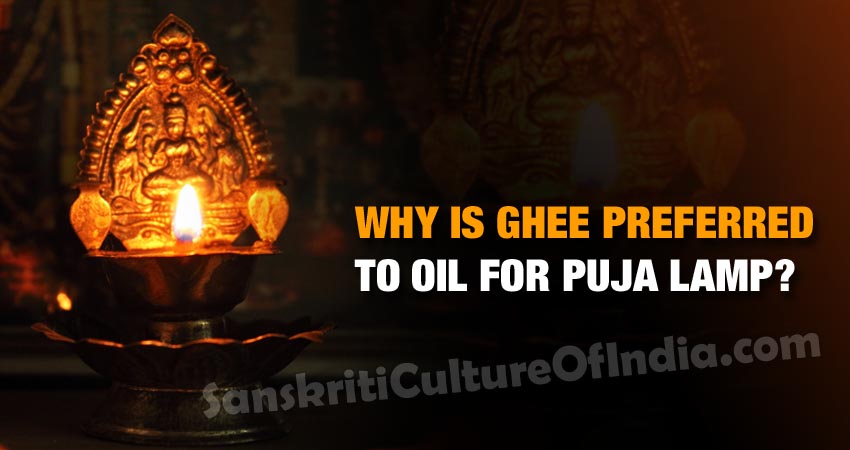 ghee lamp for puja