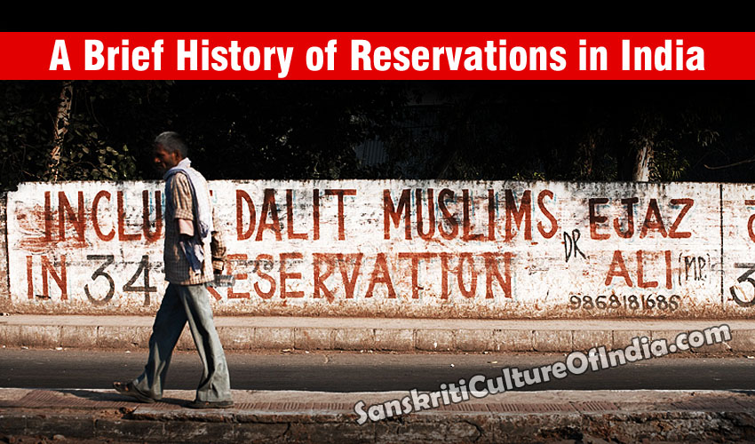 History of Reservation in India