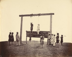 Two Sepoys hanged after 1857 riots