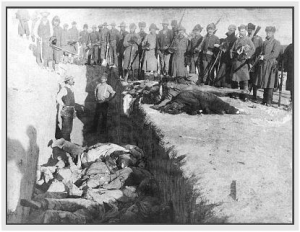 wounded knee grave