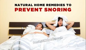 Natural Home Remedies to prevent Snoring