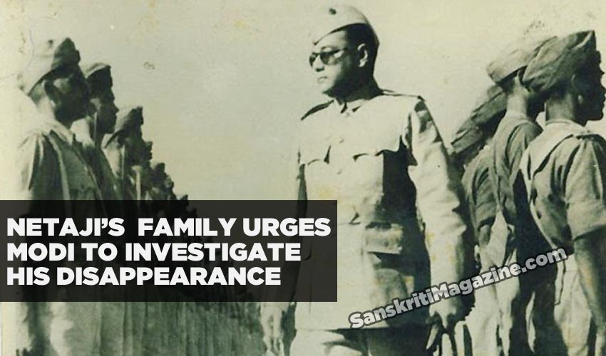 Netaji's family urges PM Modi to investigate his disappearance