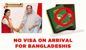 No visa on arrival for Bangladeshis