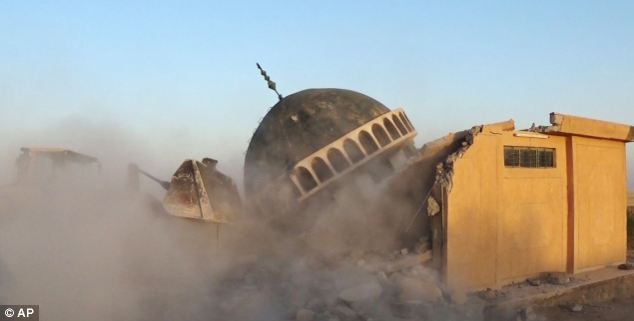 ISIS destroy mosques