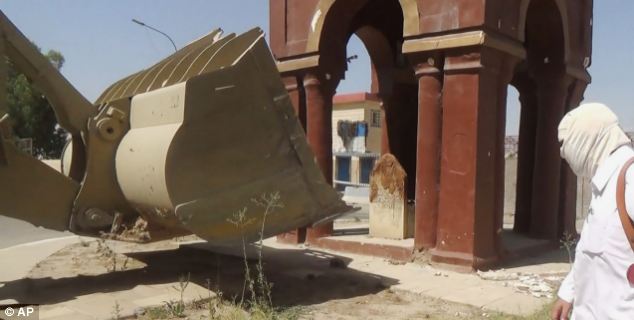 ISIS destroys mosques