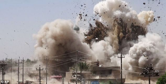 ISIS destroy mosques