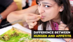 Difference between hunger and appetite