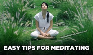 Easy tips for meditating