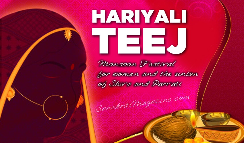 Hariyali Teej: Monsoon Festival for women celebrating the union of Shiva and Parvati