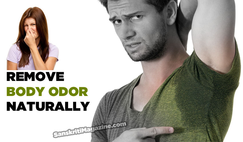Remove body odor naturally