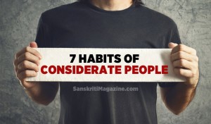 7 Habits Of Considerate People
