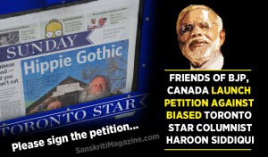 Friends of BJP, Toronto launch petition against biased Toronto Star columnist