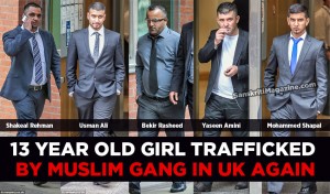 13 year old runaway trafficked by Muslim gang in UK