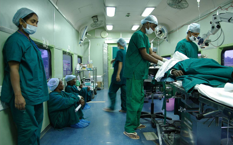 Lifeline Express:  World's first hospital train!