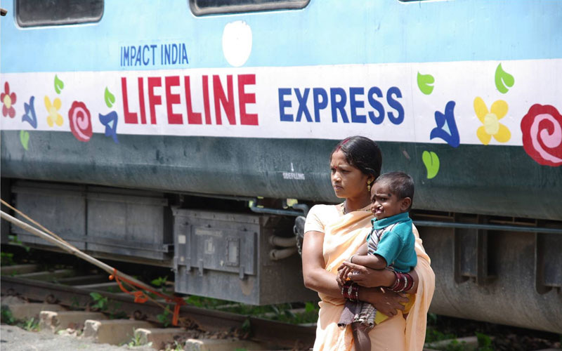 Lifeline Express:  World's first hospital train!