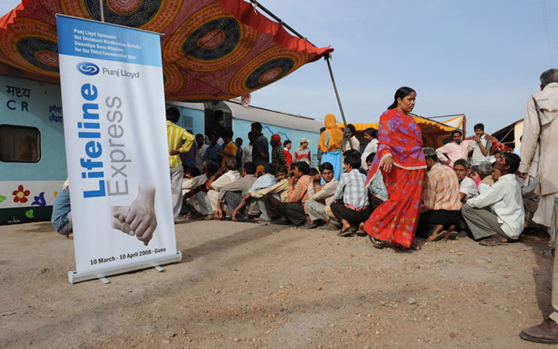 Lifeline Express:  World's first hospital train!