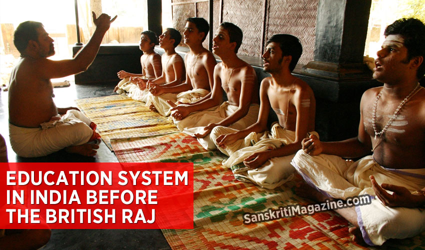 Education system in ancient India before the British Raj