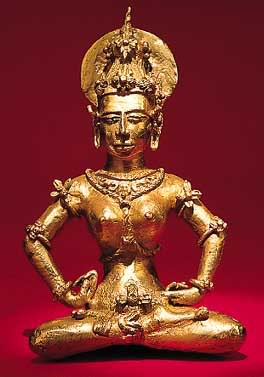 gold statue