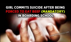 Girl commits suicide after being forced to eat beef (mandatory) in boarding school