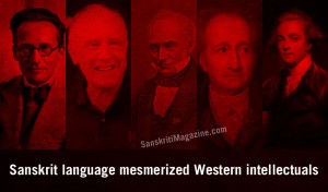 Sanskrit language mesmerized Western intellectuals