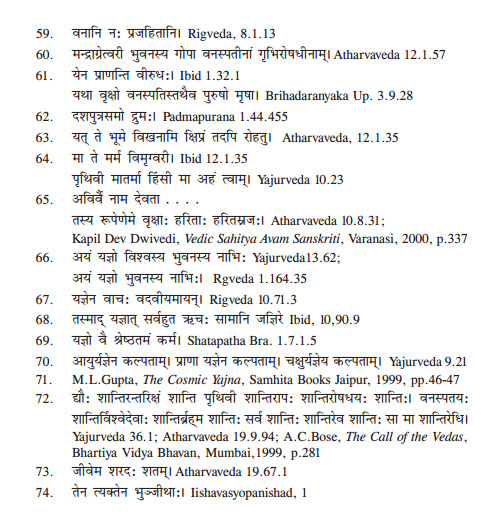 Origin of Environmental Science From Vedas