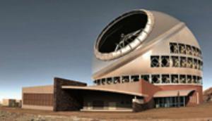 An artist’s impression of the $1.4 billion Thirty-Metre Telescope.