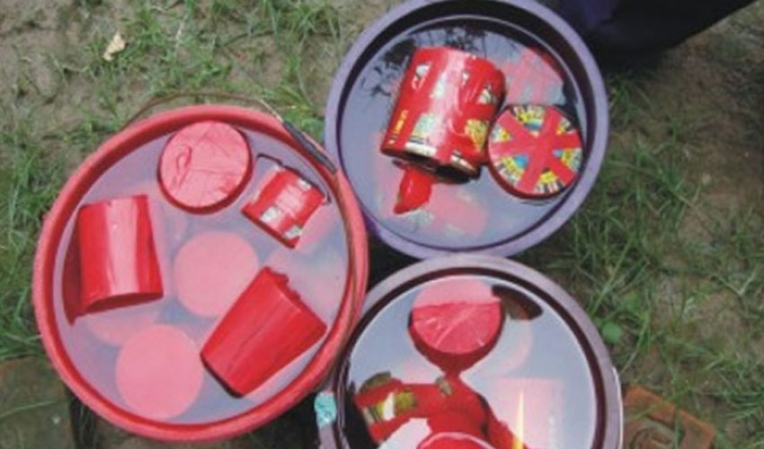 30 bombs recovered from a pond in Bihar