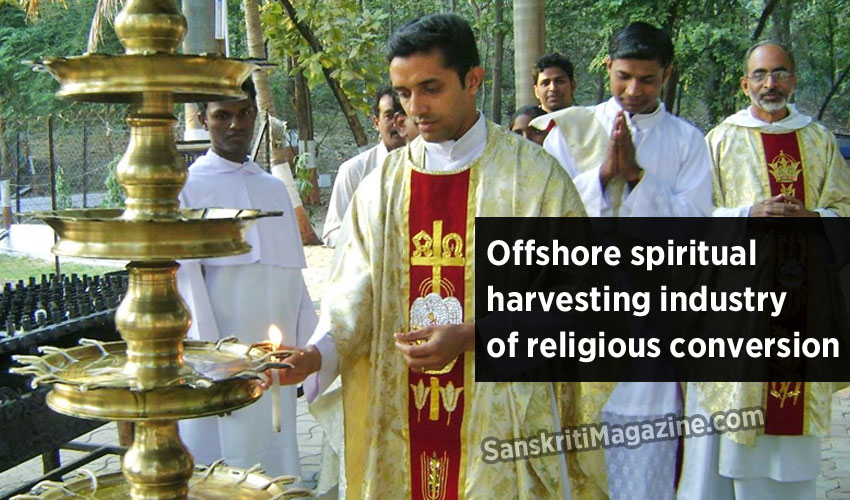 Offshore spiritual harvesting industry of religious conversion