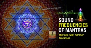 Sound frequencies of Mantras