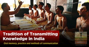 Tradition of Transmitting Knowledge in India