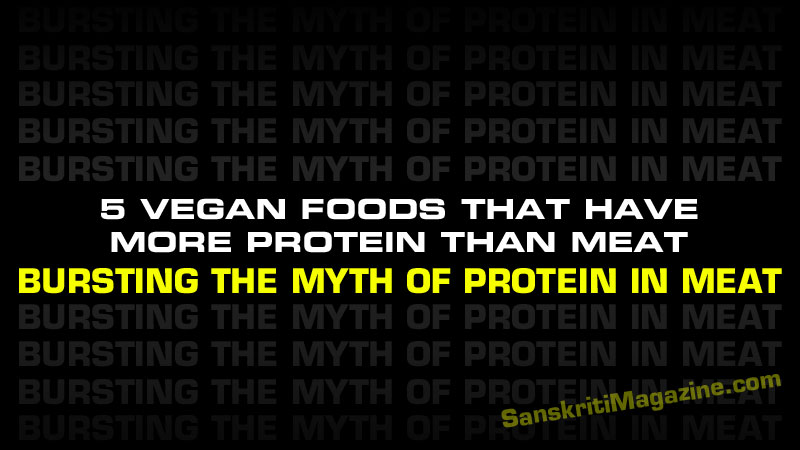Bursting the myth of Protein in Meat q