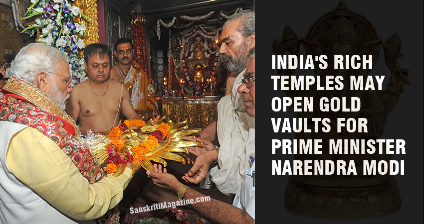 India's rich temples may open gold vaults for prime minister Narendra Modi