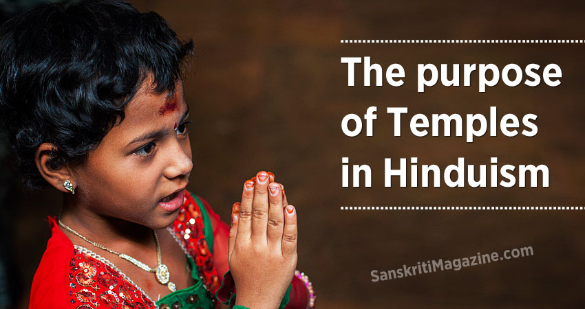 The purpose of temples in Hinduism