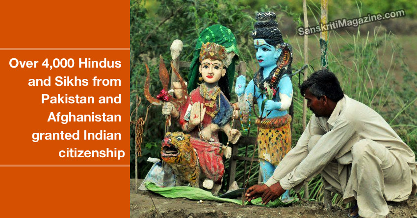 Over 4,000 Hindus and Sikhs from Pakistan and Afghanistan granted Indian citizenship