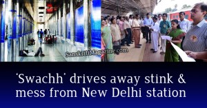 'Swachh' drives away stink & mess from New Delhi station