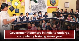 Government teachers in India to undergo compulsory training every year