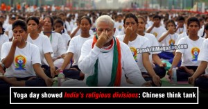 Yoga day showed India’s religious divisions: Chinese think tank