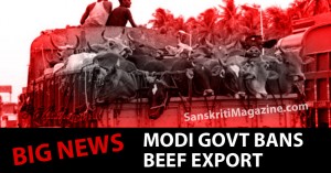 BIG NEWS : MODI GOVT BANS BEEF EXPORT